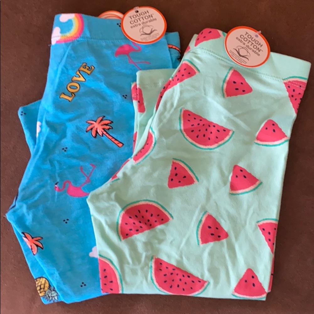 Girls cotton leggings size small